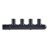 SharkBite UAMPT4C Multi-Port Closed Pipe Tee, 3/4 in Inlet, 4-Outlet, 1/2 in Outlet, Acudel Polymer